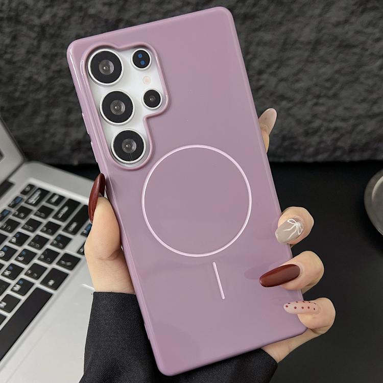 Glossy TPU Shockproof MagSafe Phone Case, For Samsung Galaxy S25 5G, For Samsung Galaxy S25+ 5G, For Samsung Galaxy S25 Ultra 5G