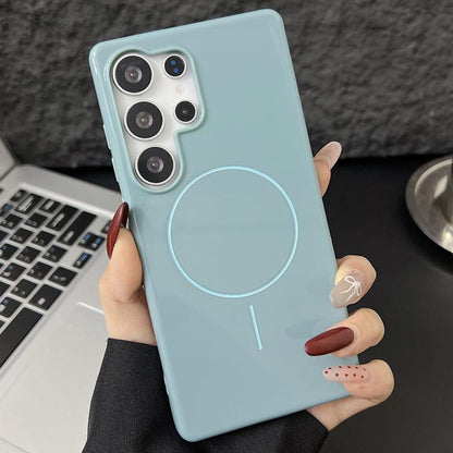 Glossy TPU Shockproof MagSafe Phone Case, For Samsung Galaxy S25 5G, For Samsung Galaxy S25+ 5G, For Samsung Galaxy S25 Ultra 5G