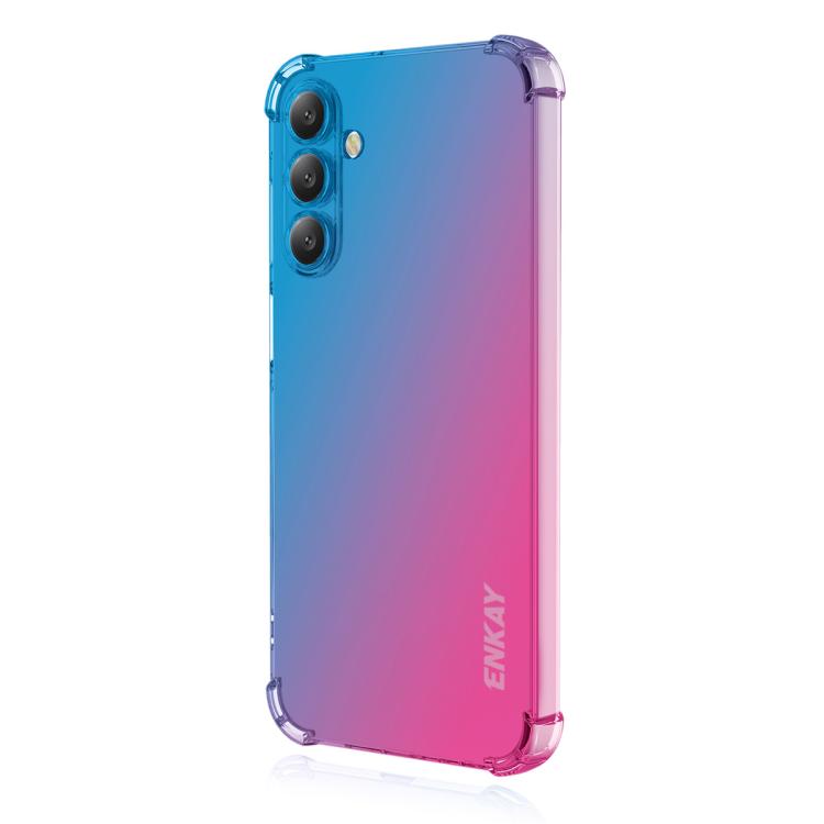 ENKAY Hat-Prince Gradient Airbag TPU Phone Case, For Samsung Galaxy S24 Ultra 5G, For Galaxy A18 / A17 / A26, For Samsung Galaxy M16 / F16, For Samsung Galaxy M06 / F06, For Samsung Galaxy A16 4G / 5G, For Samsung Galaxy S24 / S25 5G