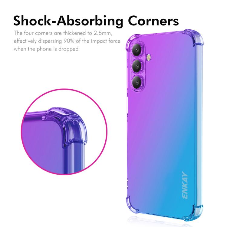 ENKAY Hat-Prince Gradient Airbag TPU Phone Case, For Samsung Galaxy S24+ / S25+ 5G