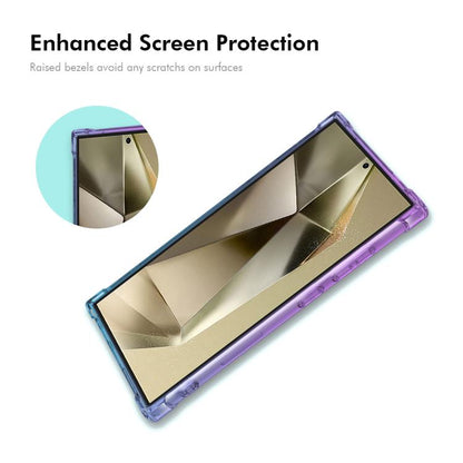 ENKAY Hat-Prince Gradient Airbag TPU Phone Case, For Samsung Galaxy S24 Ultra 5G, For Galaxy A18 / A17 / A26, For Samsung Galaxy M16 / F16, For Samsung Galaxy M06 / F06, For Samsung Galaxy A16 4G / 5G, For Samsung Galaxy S24 / S25 5G