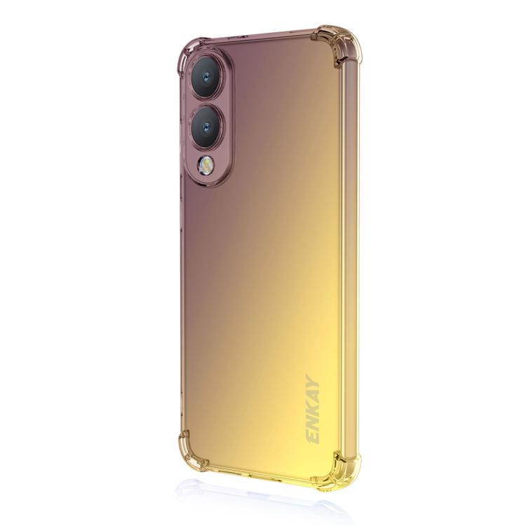 ENKAY Hat-Prince Gradient Airbag TPU Phone Case, For Samsung Galaxy A57, For Galaxy A27 5G, For Galaxy A08 / A07 4G, For Samsung Galaxy M56, For Samsung Galaxy S25 Edge 5G, For Samsung Galaxy A56 5G