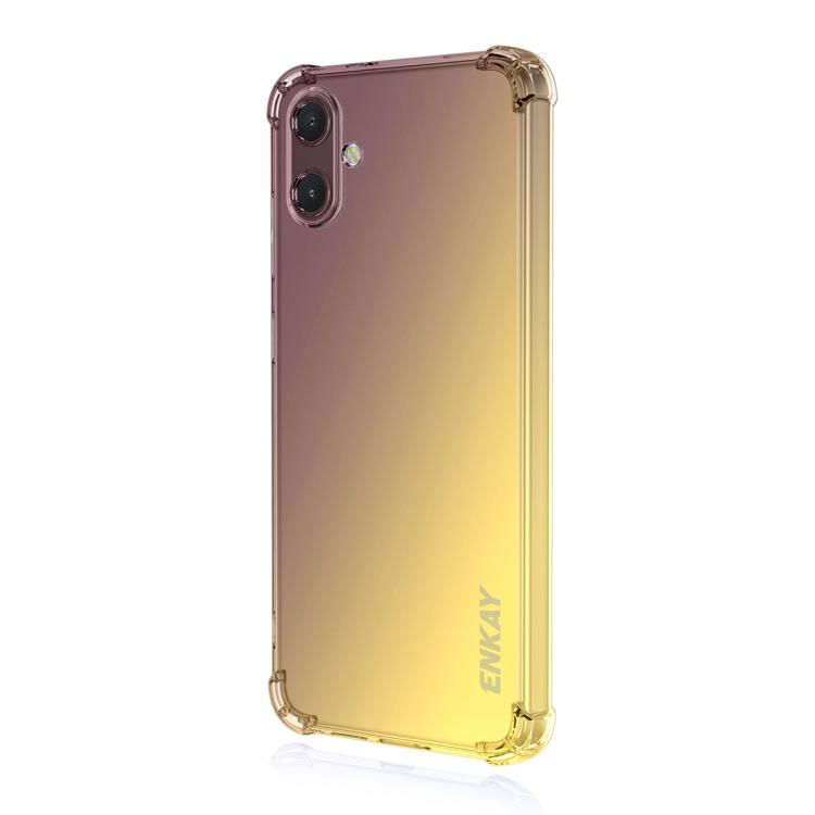 ENKAY Hat-Prince Gradient Airbag TPU Phone Case, For Samsung Galaxy S24 Ultra 5G, For Galaxy A18 / A17 / A26, For Samsung Galaxy M16 / F16, For Samsung Galaxy M06 / F06, For Samsung Galaxy A16 4G / 5G, For Samsung Galaxy S24 / S25 5G