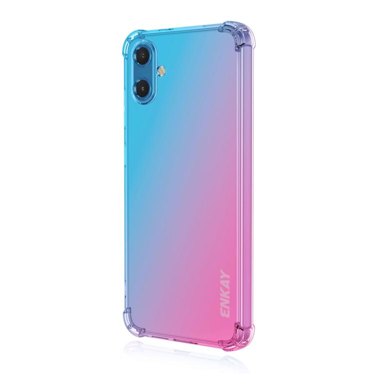 ENKAY Hat-Prince Gradient Airbag TPU Phone Case, For Samsung Galaxy S24 Ultra 5G, For Galaxy A18 / A17 / A26, For Samsung Galaxy M16 / F16, For Samsung Galaxy M06 / F06, For Samsung Galaxy A16 4G / 5G, For Samsung Galaxy S24 / S25 5G