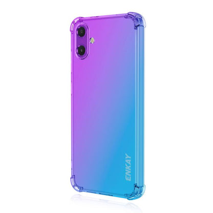 ENKAY Hat-Prince Gradient Airbag TPU Phone Case, For Samsung Galaxy S24 Ultra 5G, For Galaxy A18 / A17 / A26, For Samsung Galaxy M16 / F16, For Samsung Galaxy M06 / F06, For Samsung Galaxy A16 4G / 5G, For Samsung Galaxy S24 / S25 5G