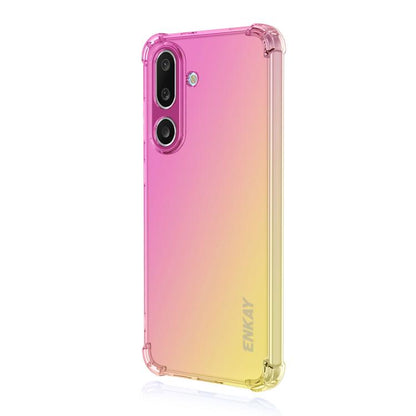 ENKAY Hat-Prince Gradient Airbag TPU Phone Case, For Samsung Galaxy A57, For Samsung Galaxy A07, For Samsung Galaxy A17, For Samsung Galaxy M56, For Samsung Galaxy S25 Edge 5G, For Samsung Galaxy A56 5G