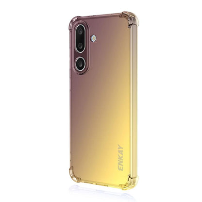 ENKAY Hat-Prince Gradient Airbag TPU Phone Case, For Samsung Galaxy A57, For Samsung Galaxy A07, For Samsung Galaxy A17, For Samsung Galaxy M56, For Samsung Galaxy S25 Edge 5G, For Samsung Galaxy A56 5G