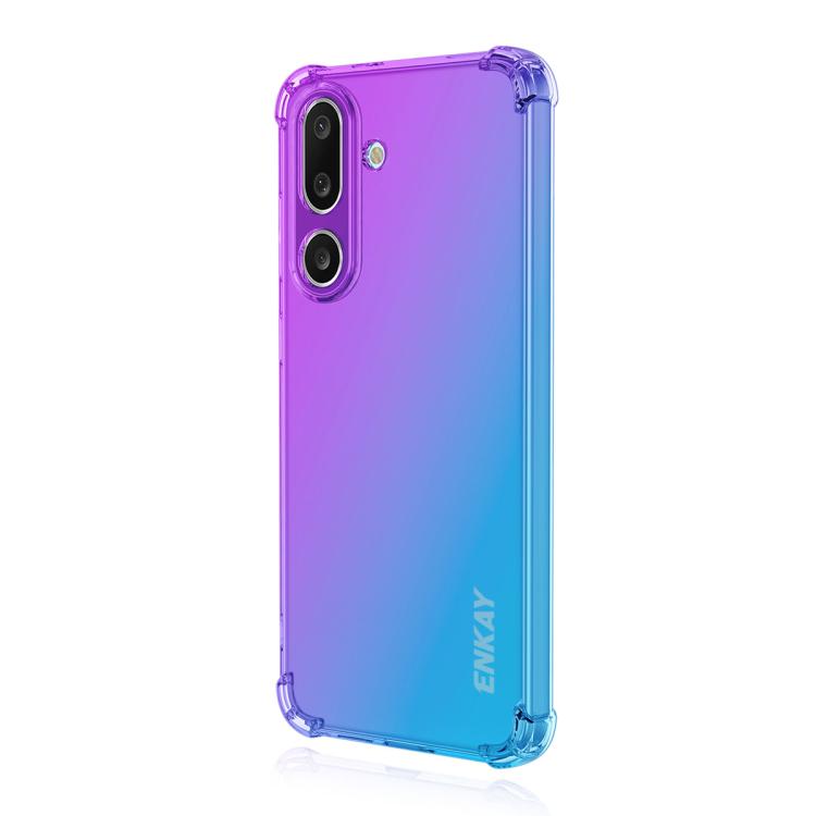 ENKAY Hat-Prince Gradient Airbag TPU Phone Case, For Samsung Galaxy A57, For Galaxy A27 5G, For Galaxy A08 / A07 4G, For Samsung Galaxy M56, For Samsung Galaxy S25 Edge 5G, For Samsung Galaxy A56 5G