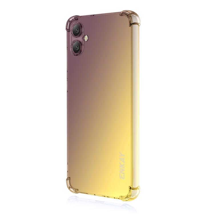 ENKAY Hat-Prince Gradient Airbag TPU Phone Case, For Samsung Galaxy A57, For Galaxy A27 5G, For Galaxy A08 / A07 4G, For Samsung Galaxy M56, For Samsung Galaxy S25 Edge 5G, For Samsung Galaxy A56 5G