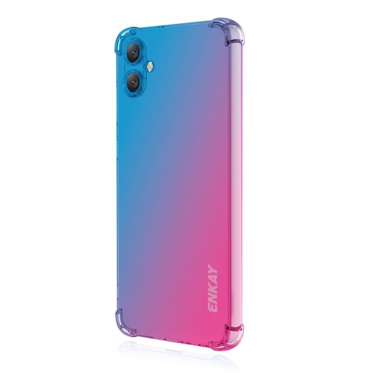 ENKAY Hat-Prince Gradient Airbag TPU Phone Case, For Samsung Galaxy A57, For Samsung Galaxy A07, For Samsung Galaxy A17, For Samsung Galaxy M56, For Samsung Galaxy S25 Edge 5G, For Samsung Galaxy A56 5G