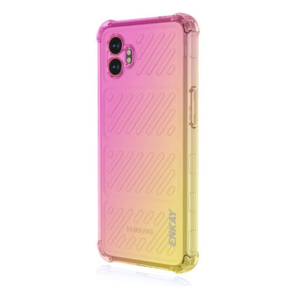ENKAY Hat-Prince Gradient Airbag TPU Phone Case, For Samsung Galaxy A26 5G, For Samsung Galaxy A36 5G, For Samsung Galaxy S25 Ultra 5G, For Samsung Galaxy A06 4G, For Samsung Galaxy S24 FE 5G, For Samsung Galaxy Xcover7 Pro