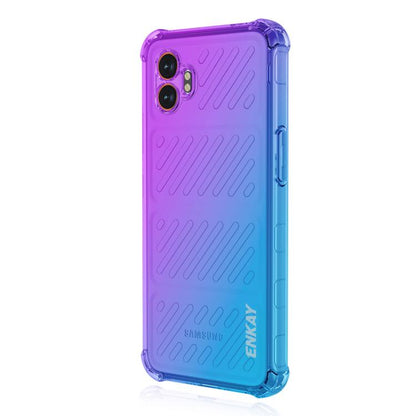 ENKAY Hat-Prince Gradient Airbag TPU Phone Case, For Samsung Galaxy A26 5G, For Samsung Galaxy A36 5G, For Samsung Galaxy S25 Ultra 5G, For Samsung Galaxy A06 4G, For Samsung Galaxy S24 FE 5G, For Samsung Galaxy Xcover7 Pro
