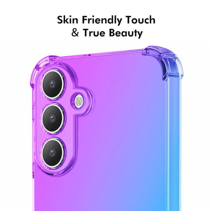 ENKAY Hat-Prince Gradient Airbag TPU Phone Case, For Samsung Galaxy A57, For Galaxy A27 5G, For Galaxy A08 / A07 4G, For Samsung Galaxy M56, For Samsung Galaxy S25 Edge 5G, For Samsung Galaxy A56 5G