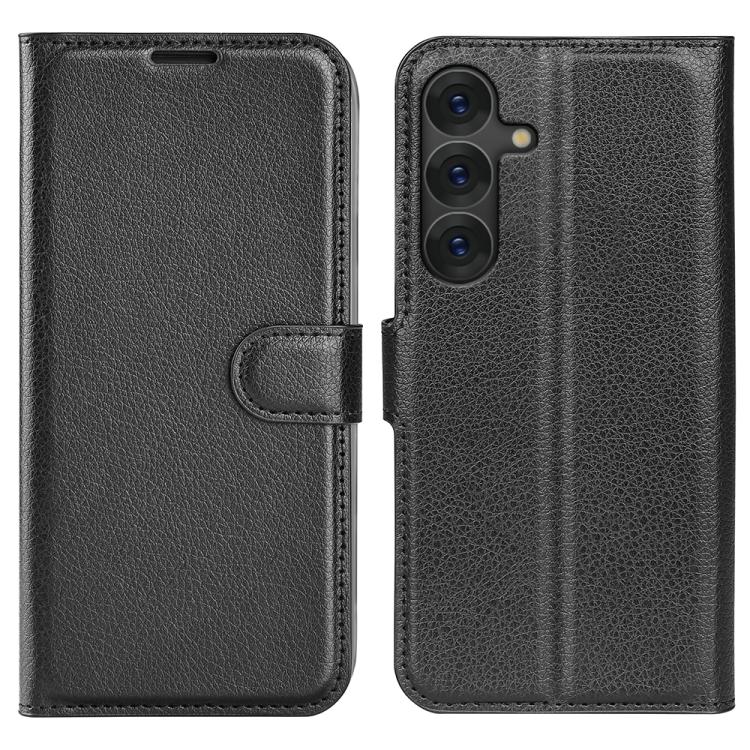 Litchi Texture Horizontal Flip Leather Phone Case with Holder, For Samsung Galaxy S25 5G, For Samsung Galaxy S25+ 5G