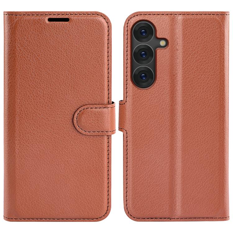 Litchi Texture Horizontal Flip Leather Phone Case with Holder, For Samsung Galaxy S25+ 5G, For Samsung Galaxy S25 Ultra 5G