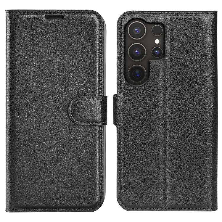 Litchi Texture Horizontal Flip Leather Phone Case with Holder, For Samsung Galaxy S25+ 5G, For Samsung Galaxy S25 Ultra 5G