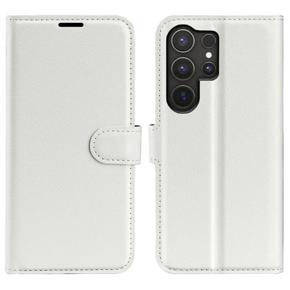 Litchi Texture Horizontal Flip Leather Phone Case with Holder, For Samsung Galaxy S25+ 5G, For Samsung Galaxy S25 Ultra 5G
