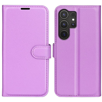 Litchi Texture Horizontal Flip Leather Phone Case with Holder, For Samsung Galaxy S25+ 5G, For Samsung Galaxy S25 Ultra 5G