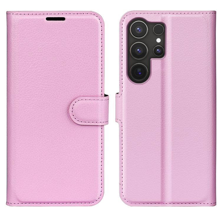 Litchi Texture Horizontal Flip Leather Phone Case with Holder, For Samsung Galaxy S25+ 5G, For Samsung Galaxy S25 Ultra 5G