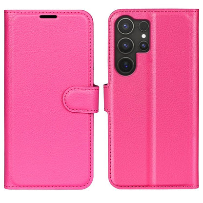 Litchi Texture Horizontal Flip Leather Phone Case with Holder, For Samsung Galaxy S25+ 5G, For Samsung Galaxy S25 Ultra 5G