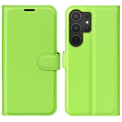 Litchi Texture Horizontal Flip Leather Phone Case with Holder, For Samsung Galaxy S25+ 5G, For Samsung Galaxy S25 Ultra 5G