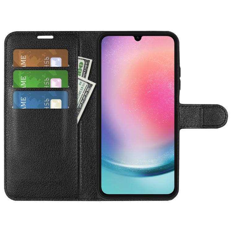 Litchi Texture Horizontal Flip Leather Phone Case with Holder, For Samsung Galaxy A16 5G, For Samsung Galaxy Xcover 7 Pro