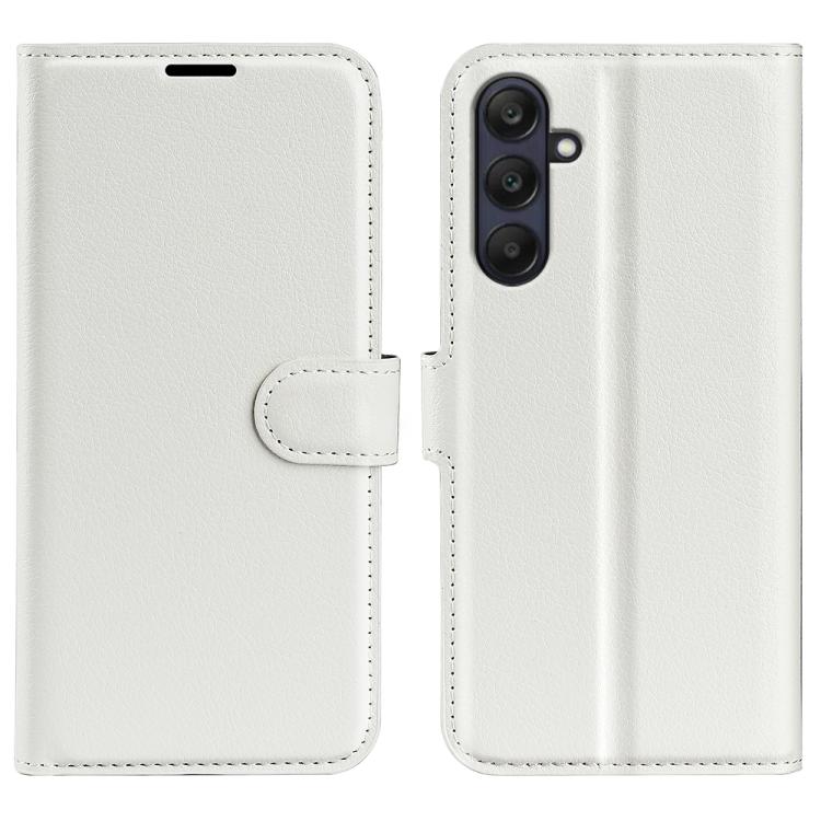 Litchi Texture Horizontal Flip Leather Phone Case with Holder, For Samsung Galaxy A06 5G, For Samsung Galaxy A26 5G