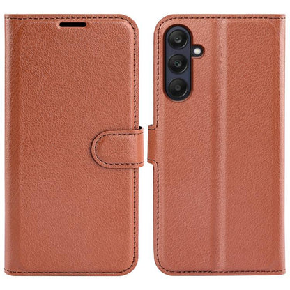 Litchi Texture Horizontal Flip Leather Phone Case with Holder, For Samsung Galaxy A06 5G, For Samsung Galaxy A26 5G