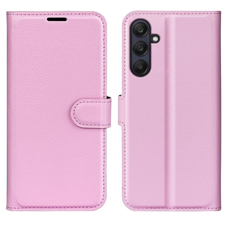 Litchi Texture Horizontal Flip Leather Phone Case with Holder, For Samsung Galaxy A06 5G, For Samsung Galaxy A26 5G