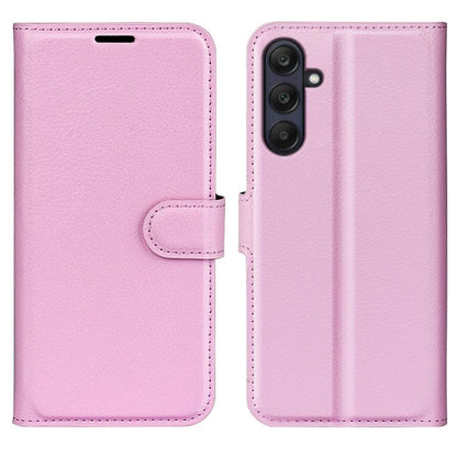 Litchi Texture Horizontal Flip Leather Phone Case with Holder, For Samsung Galaxy A06 5G, For Samsung Galaxy A26 5G