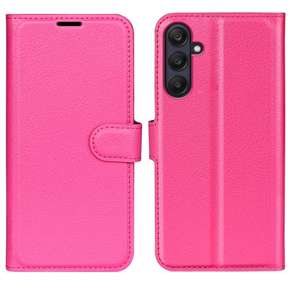 Litchi Texture Horizontal Flip Leather Phone Case with Holder, For Samsung Galaxy A06 5G, For Samsung Galaxy A26 5G