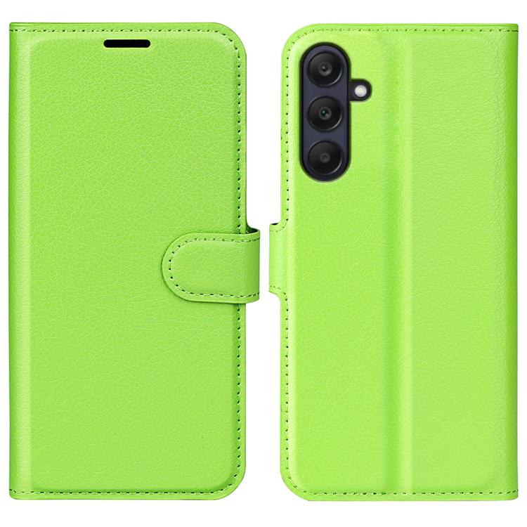Litchi Texture Horizontal Flip Leather Phone Case with Holder, For Samsung Galaxy A06 5G, For Samsung Galaxy A26 5G