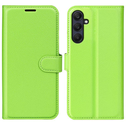 Litchi Texture Horizontal Flip Leather Phone Case with Holder, For Samsung Galaxy A06 5G, For Samsung Galaxy A26 5G