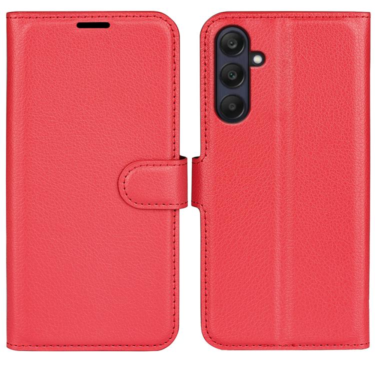 Litchi Texture Horizontal Flip Leather Phone Case with Holder, For Samsung Galaxy A06 5G, For Samsung Galaxy A26 5G