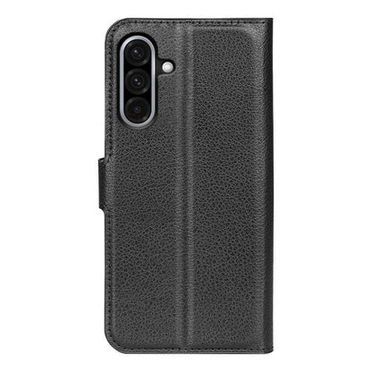 Litchi Texture Horizontal Flip Leather Phone Case with Holder, For Samsung Galaxy A36, For Samsung Galaxy S25 5G
