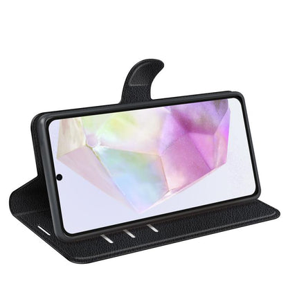 Litchi Texture Horizontal Flip Leather Phone Case with Holder, For Samsung Galaxy A36, For Samsung Galaxy S25 5G