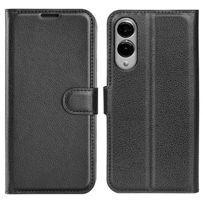 Litchi Texture Horizontal Flip Leather Phone Case with Holder, For Galaxy S25 Edge 5G, For Galaxy A06 5G