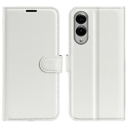 Litchi Texture Horizontal Flip Leather Phone Case with Holder, For Galaxy S25 Edge 5G, For Galaxy A06 5G