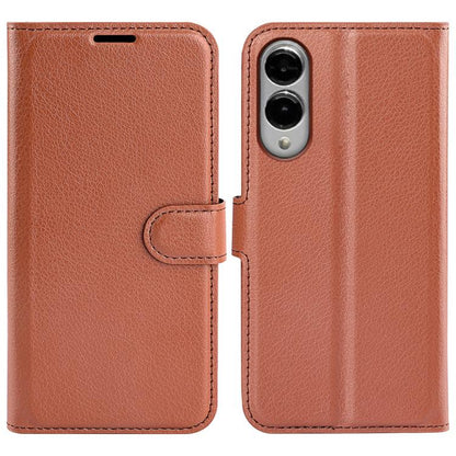 Litchi Texture Horizontal Flip Leather Phone Case with Holder, For Samsung Galaxy S25 Edge 5G, For Samsung Galaxy A06 5G