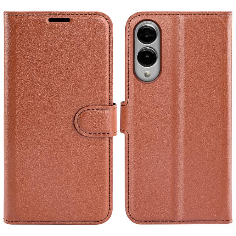 Litchi Texture Horizontal Flip Leather Phone Case with Holder, For Galaxy S25 Edge 5G, For Galaxy A06 5G