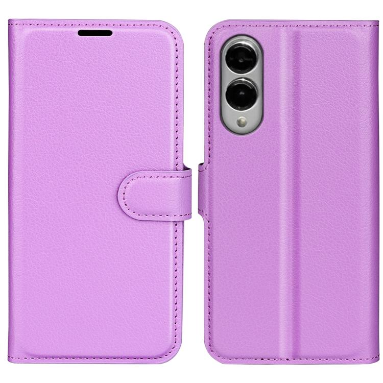Litchi Texture Horizontal Flip Leather Phone Case with Holder, For Samsung Galaxy S25 Edge 5G, For Samsung Galaxy A06 5G