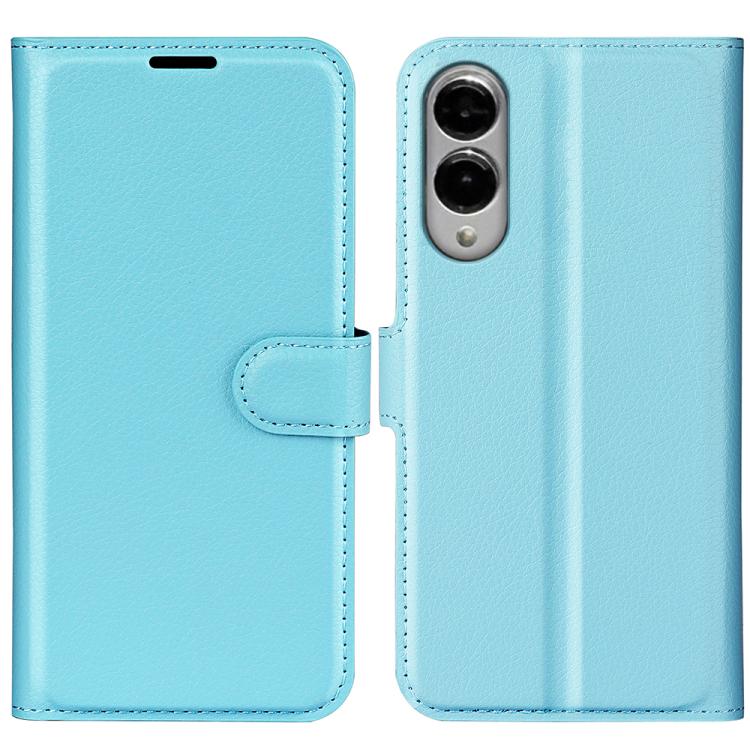 Litchi Texture Horizontal Flip Leather Phone Case with Holder, For Galaxy S25 Edge 5G, For Galaxy A06 5G