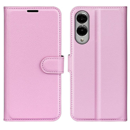 Litchi Texture Horizontal Flip Leather Phone Case with Holder, For Samsung Galaxy S25 Edge 5G, For Samsung Galaxy A06 5G