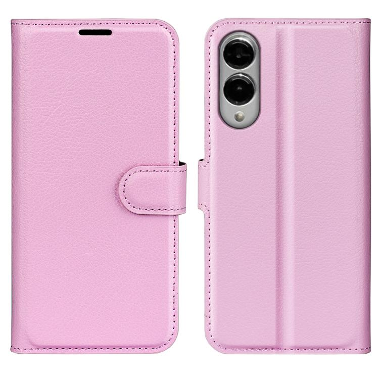 Litchi Texture Horizontal Flip Leather Phone Case with Holder, For Galaxy S25 Edge 5G, For Galaxy A06 5G