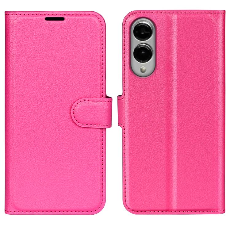 Litchi Texture Horizontal Flip Leather Phone Case with Holder, For Galaxy S25 Edge 5G, For Galaxy A06 5G