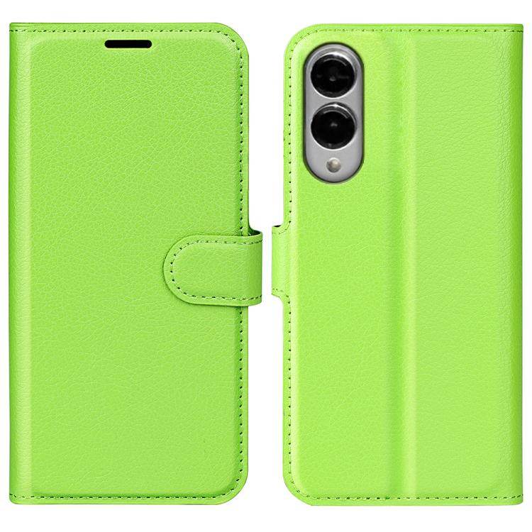 Litchi Texture Horizontal Flip Leather Phone Case with Holder, For Samsung Galaxy S25 Edge 5G, For Samsung Galaxy A06 5G