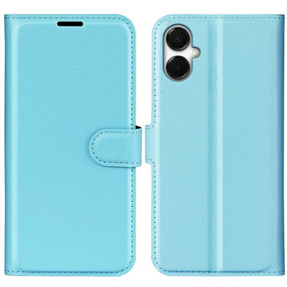 Litchi Texture Horizontal Flip Leather Phone Case with Holder, For Samsung Galaxy A06 5G, For Samsung Galaxy A26 5G