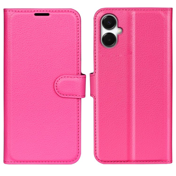 Litchi Texture Horizontal Flip Leather Phone Case with Holder, For Samsung Galaxy A06 5G, For Samsung Galaxy A26 5G