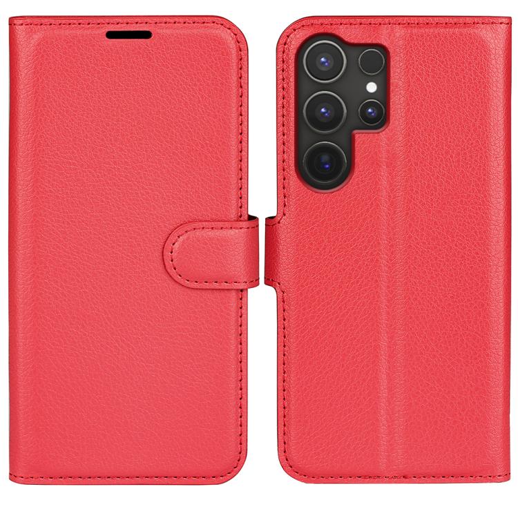 Litchi Texture Horizontal Flip Leather Phone Case with Holder, For Samsung Galaxy S25+ 5G, For Samsung Galaxy S25 Ultra 5G