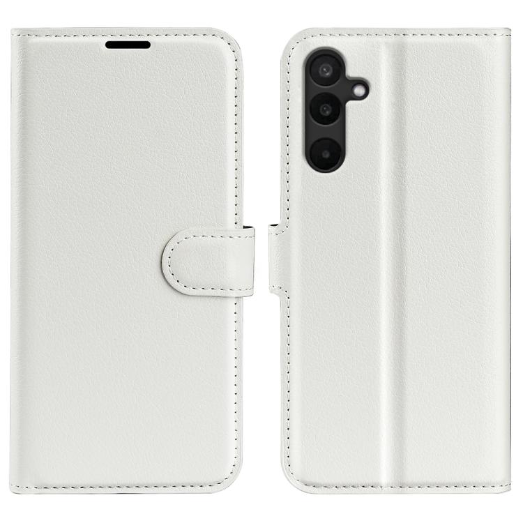 Litchi Texture Horizontal Flip Leather Phone Case with Holder, For Samsung Galaxy M16 / F16